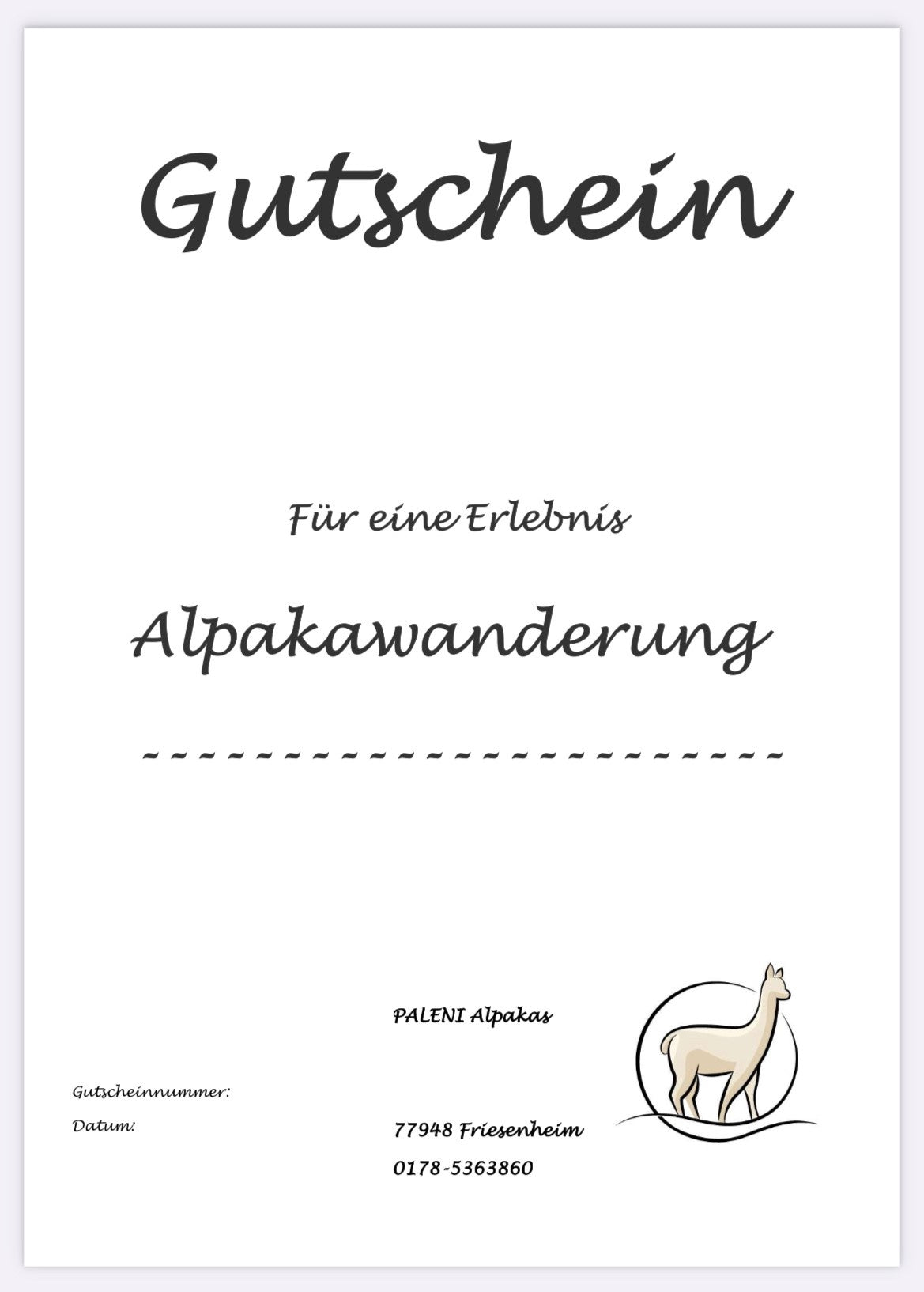 Geschenkgutschein