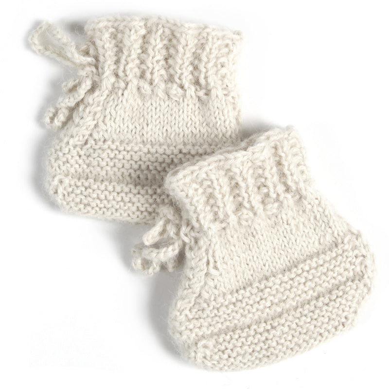 Schuh handgestrickt für Babys