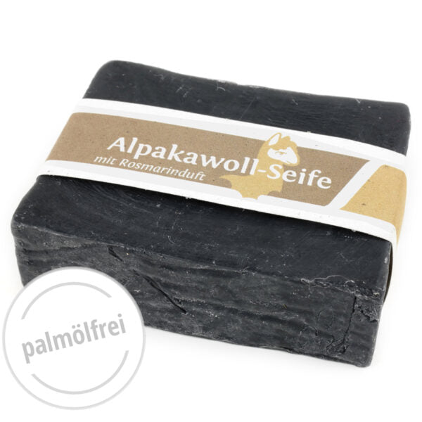 Alpakawoll Seife Rosmarin, natur 110g